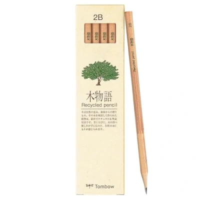 Image de Tombow LA KEA 2B Crayon écologique à base de résidus bois, dureté
