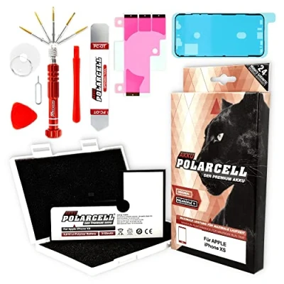 Image de PolarCell Batterie Compatible avec Apple iPhone XS 3100mAh Kit d&#039;outils Inclus 17% de capacité en Plus Que la d&#039;origine A1920 A2097 A2098 A2099 A2100 Piles qualité A+