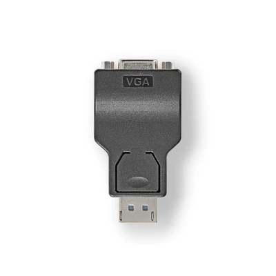 Image de Nedis CCGB37935BK changeur de genre câble DisplayPort VGA (D Sub) Noir Neuf