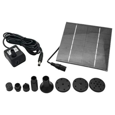 Image de Riloer Pompe de fontaine solaire 7 V 1,2 W 200 l/h