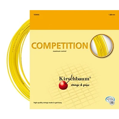 Image de Kirschbaum Competition Garniture Cordage de Tennis Jaune 1,30 mm x 12 m