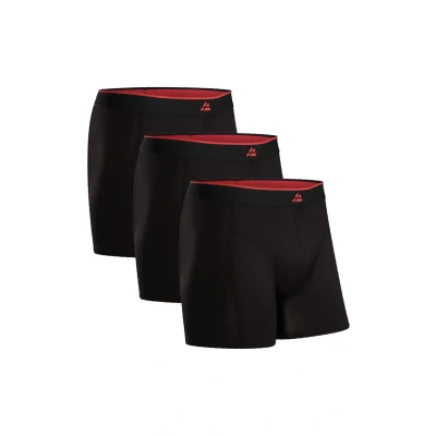 Image de Danish Endurance 3 PACK Ultrasoft Caleçon, Homme, Taille: XL, Black