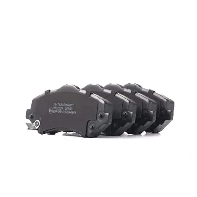 Image de RIDEX 402B0257 Jeu de plaquettes frein Essieu avant avec indicateur d&#039;usure tôle anti bruit DODGE: Nitro SUV, Journey MPV, Grand Caravan V MPV