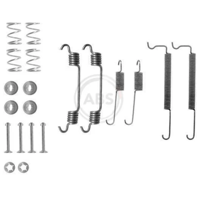 Image de A.B.S. 0709Q Kit d&#039;accessoires, mâchoire de frein OPEL: Corsa B 3/5 portes, C A CC