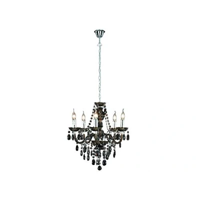 Image de Reality, Lustre, Lüster 5xE14, max.40,0 W Acryl, Noir, Corps: Métal, Chrome Ø:52,0cm, H:150,0cm IP20,Sans illuminant