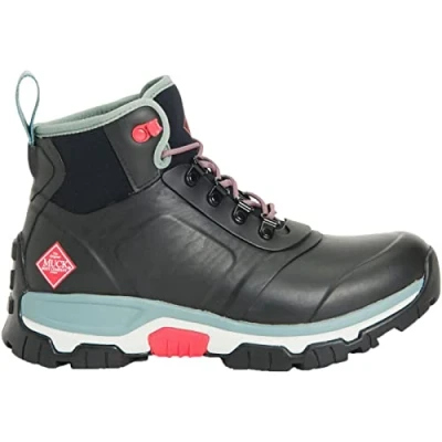 Image de Muck Boots Femme Apex Lace Up Botte de Pluie, Noir, 43.5 EU