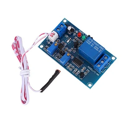 Image de Module de relais Photorésistance Commutateur contrôle lumière Retard réglable Capteur détection blocs connexion (DC 12V)