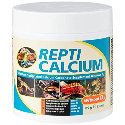 Image de Zoo Med Repti Calcium sans D3 Complément pour Reptile 85 g