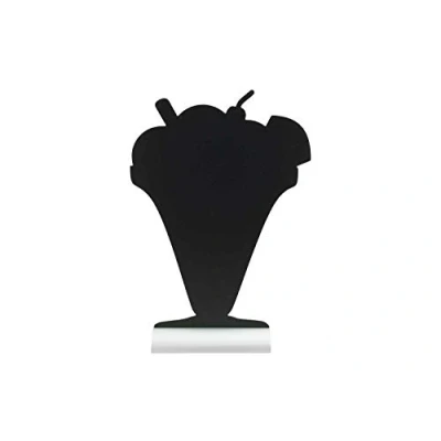 Image de Securit ardoise de table socle alu en forme Glace