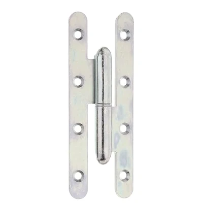 Image de Alberts 341299 Paumelle universelle type Paris utilisable à gauche ou droite galvanisé bleu 140 x 55 mm