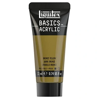 Image de Liquitex Acrylique Basics Tube 22 ml Jaune Bronze ROW