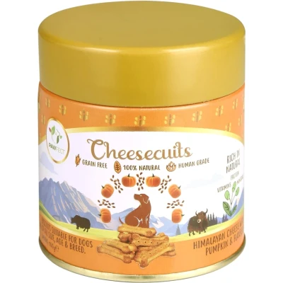 Image de 100 g Pawfect Biscuits au Fromage avec potiron et auxraines de lin