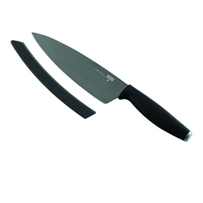 Image de Kuhn Rikon 26582 Colori Titanium Couteau de Chef Cuisine Chef, Plastique, Graphite, 31 x 4,5 2,5 cm