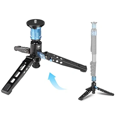 Image de SIRUI Kit P 36, Base de Trépied en Aluminium et Adaptateur, Support Monopode P306/P326 avec Libération Rapide, Pieds Pliables, Encoche Verticale (Base Adaptateur Uniquement)