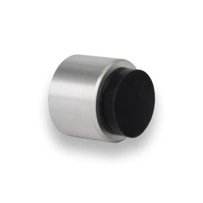 Image de EVI Herrajes Butée De Porte Adhésive Pour Mur 28 x mm Caoutchouc Noir Acier Inoxydabl Finition Mate Forte AdhéSion 100% fonctionnel Mod. I 198/28 TPM AM