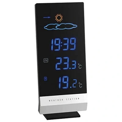 Image de TFA 35.1093 Lumax Station météo Radio pilotée, Noir