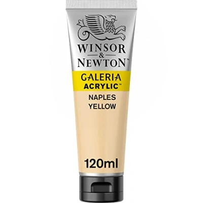 Image de Winsor &amp; Newton Acrylique Galeria 120ml Jaune De Naples Série 1