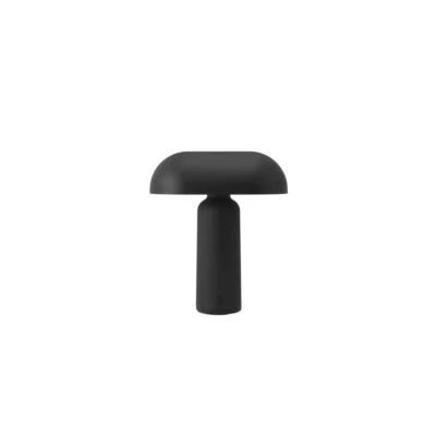 Image de PORTA Lampe à poser LED sans fil ABS H23.5cm Noir Normann Copenhagen designé par Simon Legald