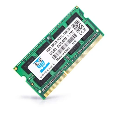 Image de motoeagle DDR3L 1600 SODIMM 4Go PC3L 12800S 1600MHz 4GB PC3 204 Pin CL11 1.35V d&#039;ordinateur Portable Mémoire RAM