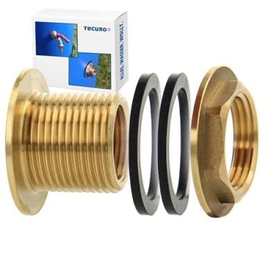 Image de tecuro réservoir Baril de Raccord versc hrabung Filetage intérieur en Laiton avec extérieur 1/2 &quot;X 3/8&quot;