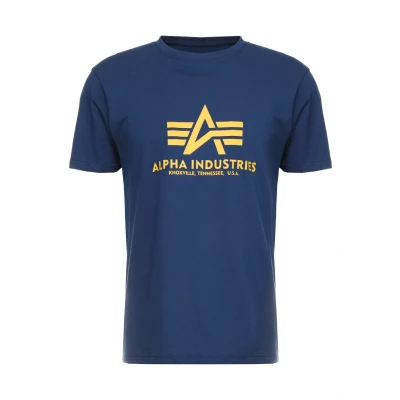 Image de Alpha Industries Tshirt imprimé, Homme, Taille: Large, New navy