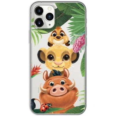 Image de ERT GROUP Coque de téléphone Portable pour Apple Iphone 11 Pro Original et sous Licence Officielle Disney Motif Simba &amp; Friends 003 adapté à la Forme du Portable, partiel imprimé
