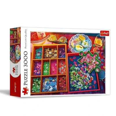 Image de Trefl Soirée avec Puzzle 3000 éléments pour Les Amoureux des Puzzles, DIY, Divertissement créatif, Amusement, Puzzles Classiques Adultes et Enfants de 15 Ans Plus.
