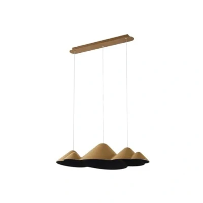 Image de Lucande suspension LED Beutlin, vert, feutre, intensité variable