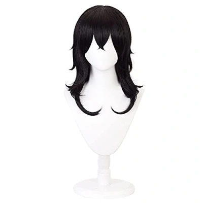 Image de HIROAKIYA EraserHead Shota Aizawa Wig, MHA My Hero Academia Cosplay Wig with Cap