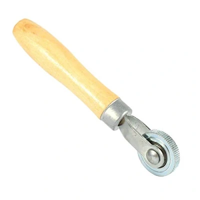 Image de Keenso Poignée En Bois Patch Réparation De Pneus Outil Tube Couture Point Ponction Pneu Kit Roulement À Rouleaux
