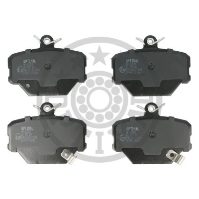 Image de OPTIMAL BP 10329 Jeu de plaquettes frein Essieu avant avec indicateur d&#039;usure SMART: Fortwo II Coupe, I City Coupe