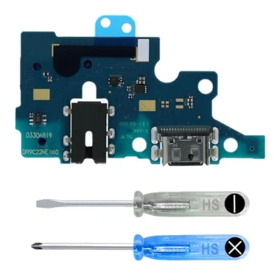 Image de MMOBIEL Connecteur de Charge Compatible avec Samsung Galaxy A71 2020 Dock Connector USB C Jack Audio/Microphone/Antenne Remplacement Incl. Tournevis