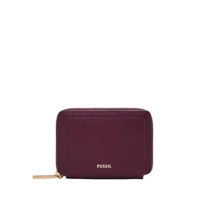 Image de Fossil Porte Cartes zippé Logan, en Cuir LiteHide™, pour Femme, SL10045519