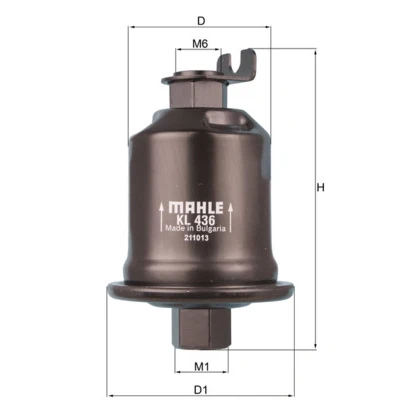 Image de MAHLE ORIGINAL KL 436 Filtre à Carburant de conduite MITSUBISHI: Carisma 5 portes