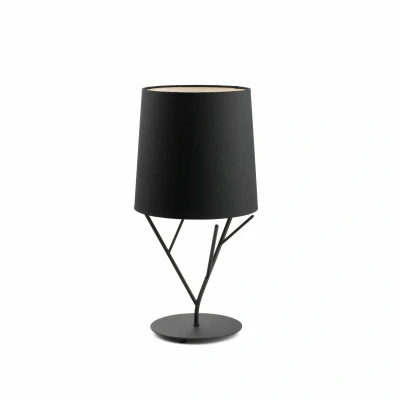 Image de Lampe de table noire Tree 1L E27 60W