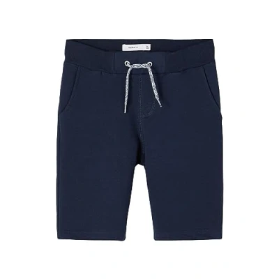 Image de NAME IT Nkmhonk SWE Long Shorts Unb Noos, Bleu foncé, 116 cm Garçon
