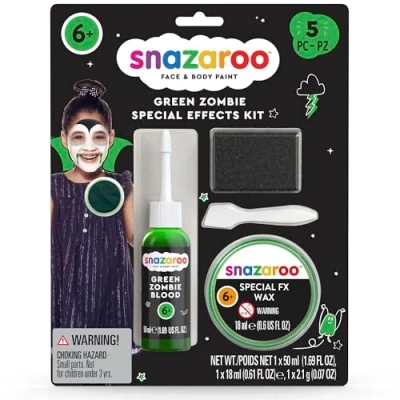 Image de Snazaroo Kit Effet Spécial Vert Zombie