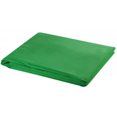 Image de vidaXL Toile de fond Coton Vert 500 x 300 cm Incrustation