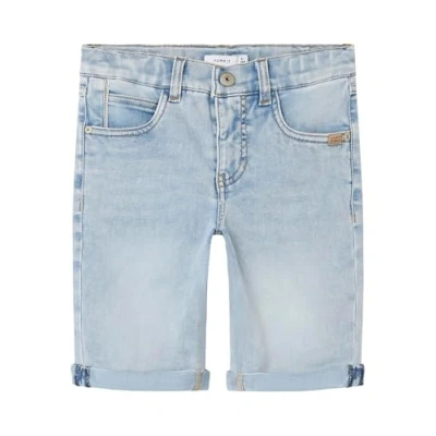 Image de NAME IT Nkmtheo XSL DNM L Shorts 6622 cl Noos, Denim Bleu Clair, 164 Garçon