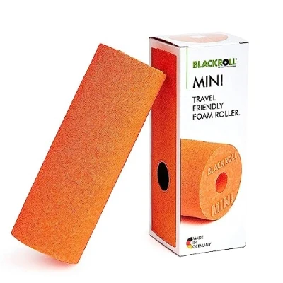 Image de BLACKROLL MINI (5x15 cm) le petit rouleau de massage en mousse original pour l&#039;exercice des fascias, fitness, yoga et la récupération musculaire vert