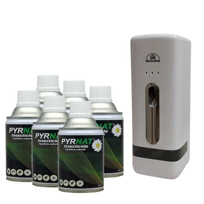Image de Pyrnat 6x250ml Insecticide Naturel au Pyrethre avec Diffuseur Automatique Anti mouches, Moustiques, Punaise de Lit Efficace et écologique contre les insectes volants rampants. (7)
