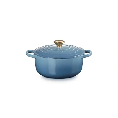 Image de Le Creuset Signature 21177204344441 Cocotte ronde en fonte émaillée avec couvercle 20 cm 2,4 l