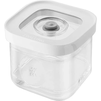 Image de ZWILLING FRESH &amp; SAVE CUBE Box, taille S, Boîte de Conservation modulable empilable, étanche à l&#039;air sous vide, Compatible lave vaisselle, Transparent