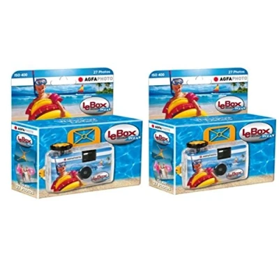 Image de Agfa Photo LeBox Ocean Lot de 2 Appareils jetables 35 mm Noir
