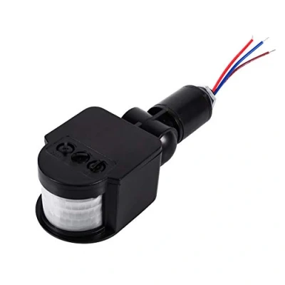 Image de Haofy Interrupteur de Capteur Mouvement Extérieur LED 90 250V 180 Degrés Sécurité Infrarouge PIR Détecteur D&#039;éclairage Mural