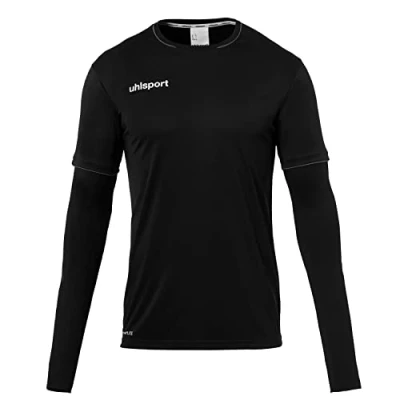 Image de uhlsport Fussball SAVE Langarm Maillot de gardien but, Homme, Taille: Medium, Schwarzgrau
