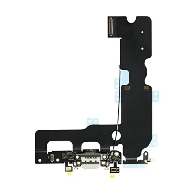 Image de OnlyTech connecteur de Charge pour iPhone 7 Plus Blanc Nappe Interne Comprenant Le Charge, Micro et l&#039;antenne GSM Compatible Apple