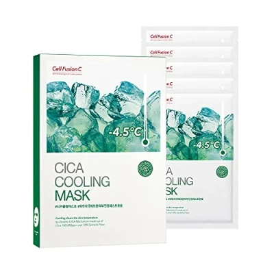 Image de Fusion Shika Cooling Mask Pad [Cell C] (5 pieces)