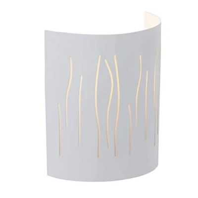 Image de BRILLIANT lampe Kinley wall half shell blanc 1x A60, E27, 40W, adapté aux lampes normales (non inclus) Échelle A ++ à E Convient LED