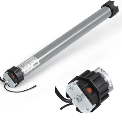 Image de jarolift Moteur Électronique Tubulaire Sans fil, TDEF 10/13 Pour Volets Roulants SW60, Force De Traction 27 kg, Kit Complet, Détection Blocage